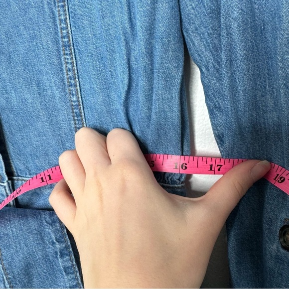 Pilcro and the Letterpress Blue Denim Jumpsuit - Picture 6 of 11